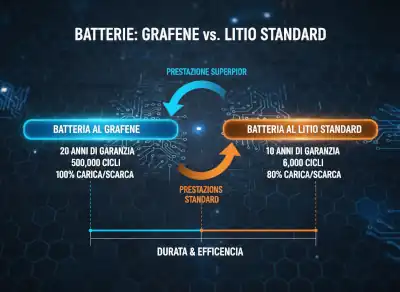 comparazione tra batterie al grafene e batterie al litio