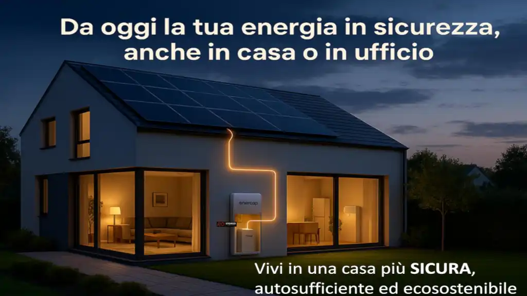 Home 1 batterie al grafene per fotovoltaico