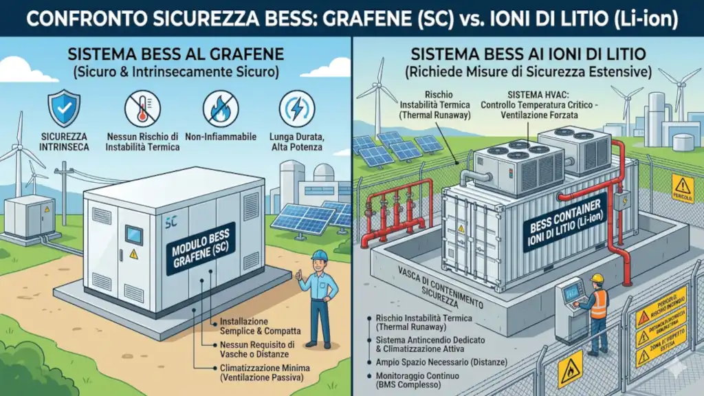 Normative di sicurezza e antincendio per container BESS